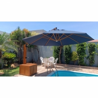 Foto OMBRELONE  MADEIRA SUPREMO 4M COM FLOREIRA